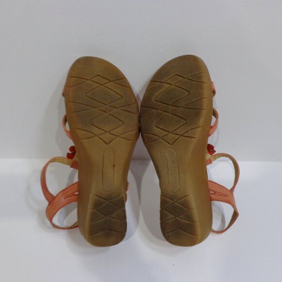 BARETRAPS Womens Memory Foam Pink Flower Strappy Low Wedge Hammond Sandal Size 6 - Picture 8 of 8